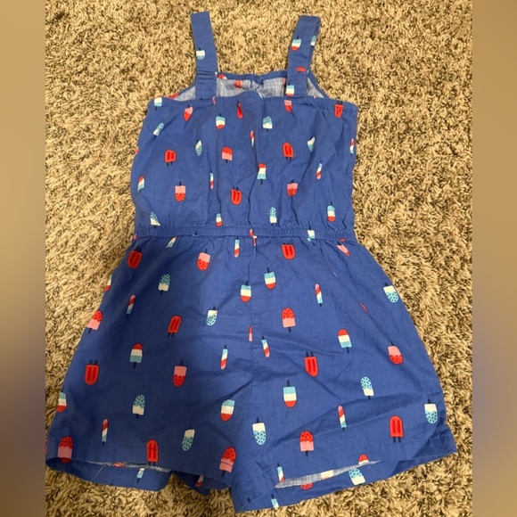 Cat & Jack Multicolor Striped Kids Romper - Picture 5 of 6